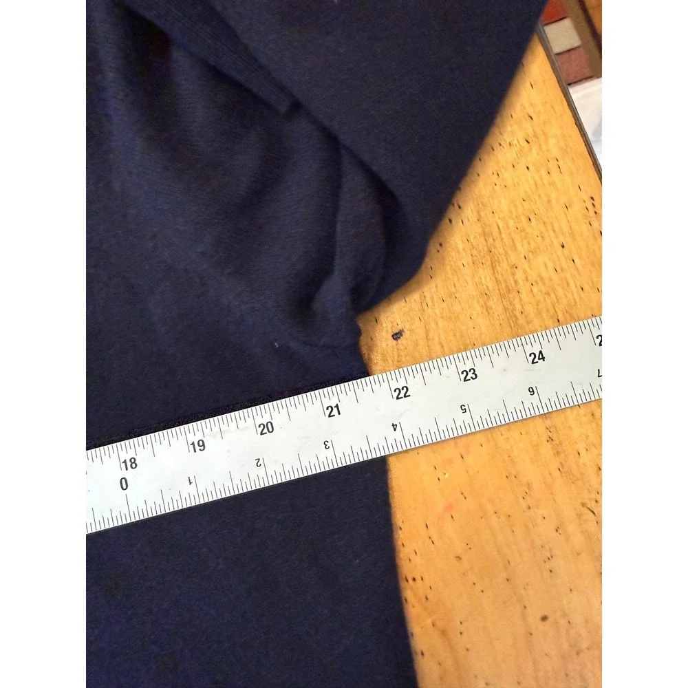 Suitsupply V-Neck XL Navy Blue Pure Cashmere Long Sleeve Knit Sweater Mens